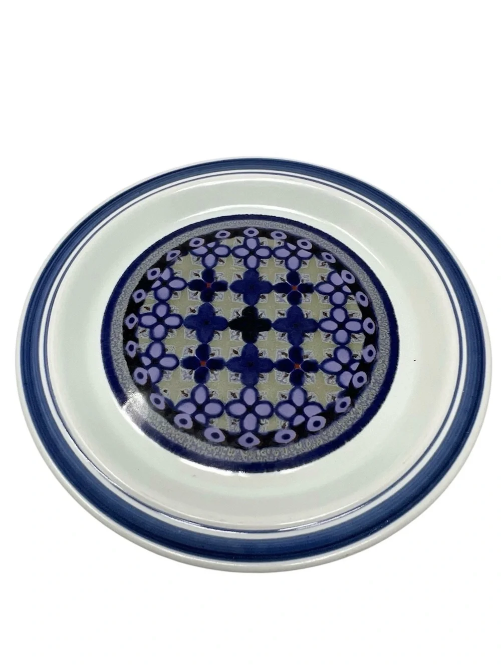 Vintage Royal Doulton Tangier Set of 3 Salad Plates Lambeth Stoneware 1973 Vtg